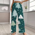 thumbnail image 2 of Christmas Tree Pajama Pants Loose Pajamas Female Breathable Home Trousers Leisure Sleeping Pants Large Size, 2 of 6