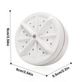 thumbnail image 3 of PVCS Portable Travel Underwear Turbo Spinning Washer Fully Automatic Mini Small Washing Machine, 3 of 9