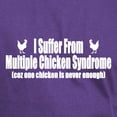 thumbnail image 3 of CafePress - Multiple Chicken Syndrome Dark T Shirt - Men's Classic Graphic Cotton T-Shirt, 3 of 4