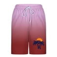 thumbnail image 2 of Pantalones Cortos Casuales para Hombre Imprimir con Bolsillos Pantalones de Playa de Cintura Elástica, Pantalones Cortos de Cintura Elástica para Hombre, 2 of 5
