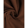 thumbnail image 6 of Brown Women High-Waisted Pleated Maxi Skirt With Belt Casual A-Line Flowing Skirt, 6 of 6