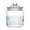 1 L, variant on Wide Mouth Airtight Large Glass Storage Jars, Leak Proof Rubber Gasket Cookie Canisters, Dishwasher Safe Dry Food Containers, Transparent Jar for Flour, Nuts, Snacks and Pantry Dry Goods Storage,2 L