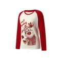 thumbnail image 3 of Kiapeise Women Christmas Sweatshirt Long Sleeve Crewneck Pullover Tops Vintage Funny Graphic T Shirt, 3 of 9
