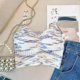 thumbnail image 1 of SGACAI Camisola de punto con cuello en V para mujer, novedad de verano de 2024, camisetas ajustadas para mujer, Hot G9, 1 of 7