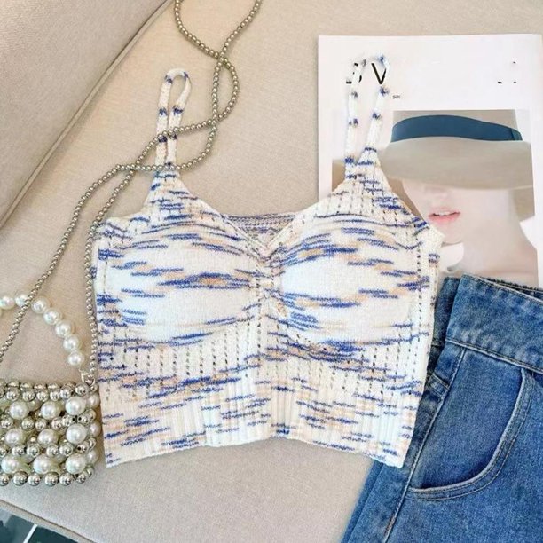 SGACAI Camisola de punto con cuello en V para mujer, novedad de verano de 2024, camisetas ajustadas para mujer, Hot G9