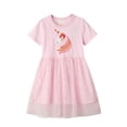 thumbnail image 4 of Baozhu Summer Cartoon Children Girls Princess Dress 2-7 Years Ins Kids Girls Dress Fashion Children Clothing, 4 of 5