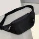 thumbnail image 1 of Billetera de viaje negra, bolso de cinturón para teléfono celular, bolso cruzado con orificio para auriculares, 1 of 5