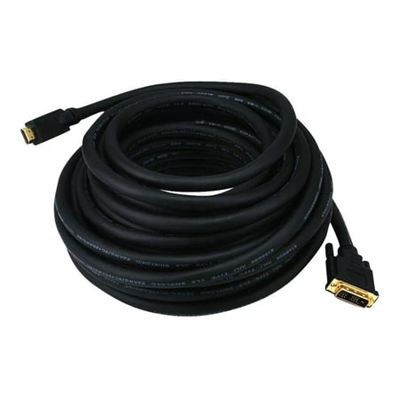 UPC: 0844660028109 | Monoprice 50ft 22AWG CL2 Standard HDMI to DVI Adapter Cable – Black
