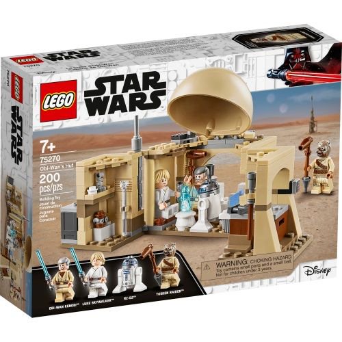 LEGO Star Wars: A New Hope OBI-Wan’s Hut 75270 Hot Toy Building Kit; Super Star Wars Starter Set for Young Kids (200 Pieces)