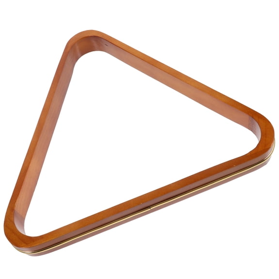 SOPOTUTU Billiards Triangular Frame Billiard Ball Storage Rack Wood 1Pack