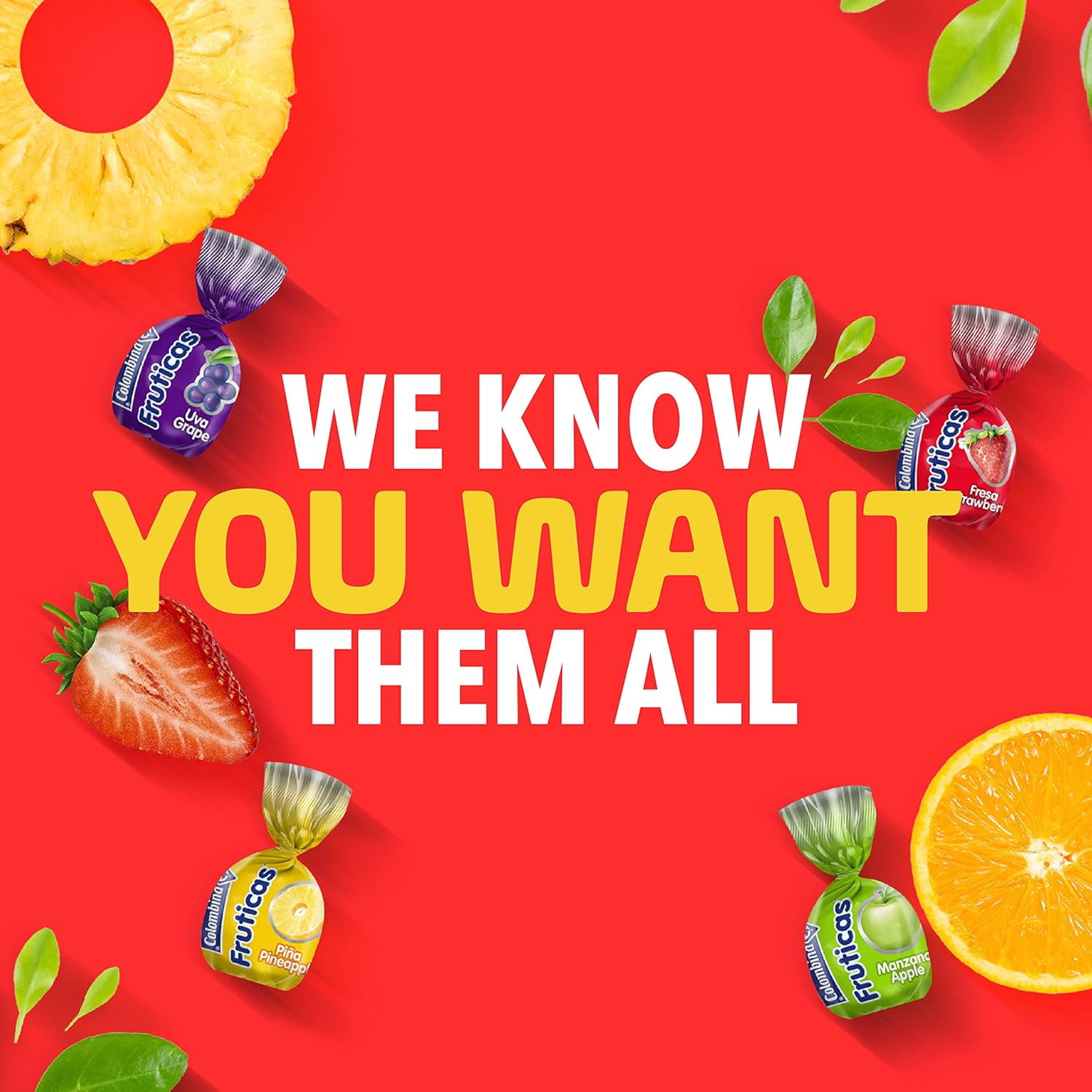 Fruit Filled Candy Assorted Flavors 6 lb