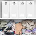 thumbnail image 5 of SpaceAid 4 Pack Sheet Organizers and Storage, Queen & King Size, White, Fabric, 5 of 6