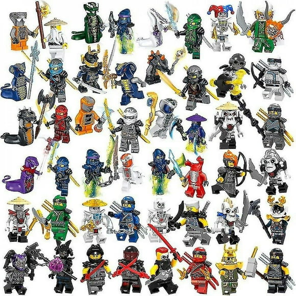 36 Phantom Ninja Characters Collection With Weapon Children Assembled Building Block Minifigur