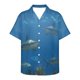 thumbnail image 3 of Camisas hawaianas con estampado de tigre y ciervo para hombre, blusas informales de manga corta para fiesta, abotonadas, para verano, 3 of 5
