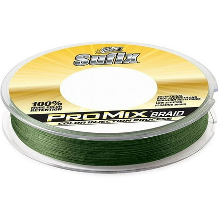 UPC: 0024777721074 | Sufix 630-020G Promix Braid 150Yd 20Lb Lo-Vis Green Fishing Line