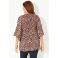 thumbnail image 3 of Catherines Women's Plus Size Bejeweled Pleated Blouse, 3 of 4