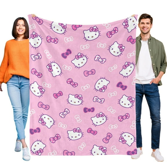 Cute Cat Blanket Soft Bed Sofa Throw Comfortable Birthday Gift