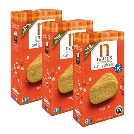 Nairn's Gluten Free Original Oat Grahams, 3 Packs/5.64 oz