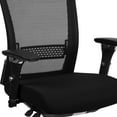 thumbnail image 2 of HERCULES Series 24/7 Intensive Use 300 lb. Rated Black Leather Multifunction Executive Swivel Chair with Seat Slider, 2 of 9