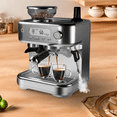 thumbnail image 2 of Professional Espresso Machine 15 Bar, LCD Display Espresso Maker with Grinder, Milk Frother and PID Temperature Control, 2 of 7