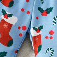 thumbnail image 5 of KPOPLK Toddler Baby Girl Clothes 3 6 9 12 18 24 Months 2t 3t Christmas Print Sweatshirt + Flare Pants Outfit Set,Size 6-12 Months, 5 of 9