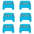 thumbnail image 1 of Bath Stool For Bathroom, Disney Team Mickey Stool For Bathing, Plastic, Lightweight, Versatile & Comfortable Design (Blue) Pack Of 6, 1 of 4