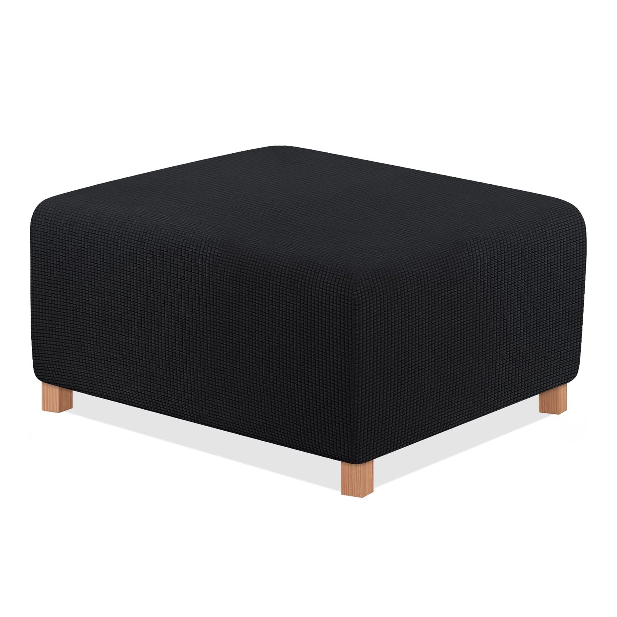 TAOCOCO Rectangular Ottoman Slipcovers Jacquard Ottoman Covers