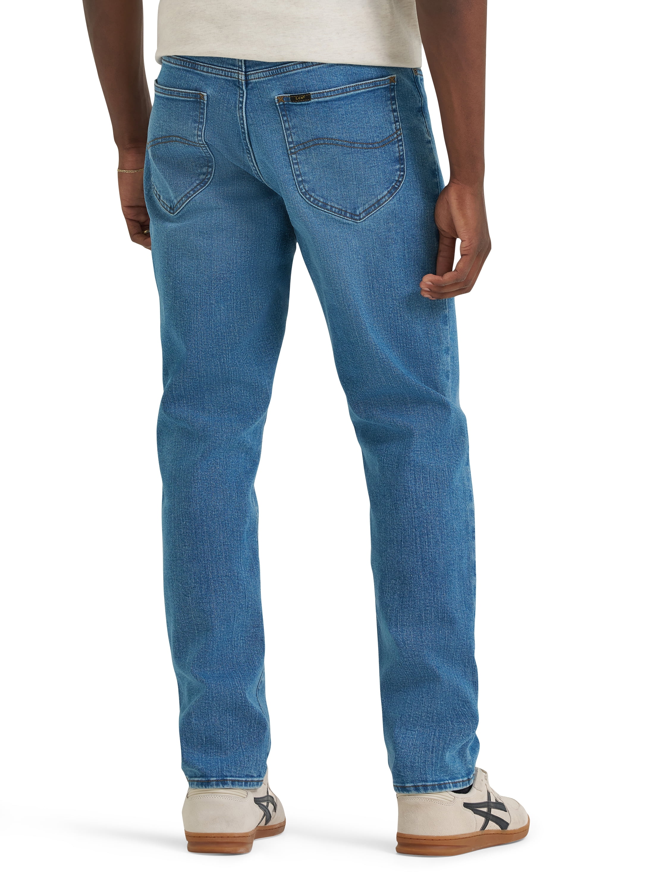 Lee® Men's Five Pocket Relaxed Taper Denim Jeans