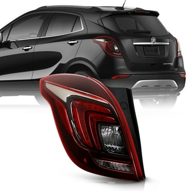 Yibei-Tech Left Driver Side Outer Tail Light Assembly For 2017-2019 Toyota Corolla – Red/Clear Lens, Chrome Housing, Direct Fit