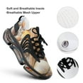 thumbnail image 4 of 2024 Seashell On The Beach Women Or Men Lace Up Flat Sneakers Female Mesh Walking Footwear, 4 of 8
