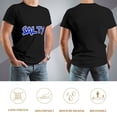thumbnail image 5 of Salty Men's Cotton HD Print Short Sleeve T-Shirt Crew Neck Top Black L, 5 of 7