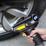 Avid Power Cordless Tire Inflator, 120W Rechargeable Air Compressor with Digital Gauge & Car Adapter, Portable for Cars, Bikes & Inflatables