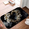 thumbnail image 5 of 1pc Heartshaped Floral Absorbent Non-Slip Bathroom Thickened Flannel Rug Decor,Soft,Quick Drying,Suitable For Indoor/outdoor Use,Bathrooms,Bedrooms,Kitchens,Terrace,Laundry Rooms,16"x24", 5 of 9