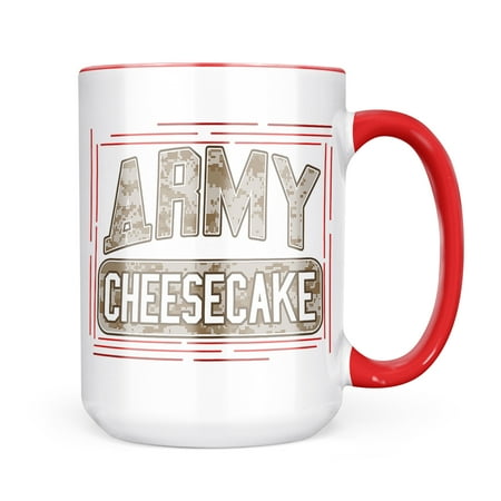 

Neonblond ARMY Cheesecake Camo Mug gift for Coffee Tea lovers