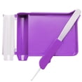 thumbnail image 1 of Right Hand Pill Counting Tray with Spatula (Purple - Stainless Steel Spatula), 1 of 7