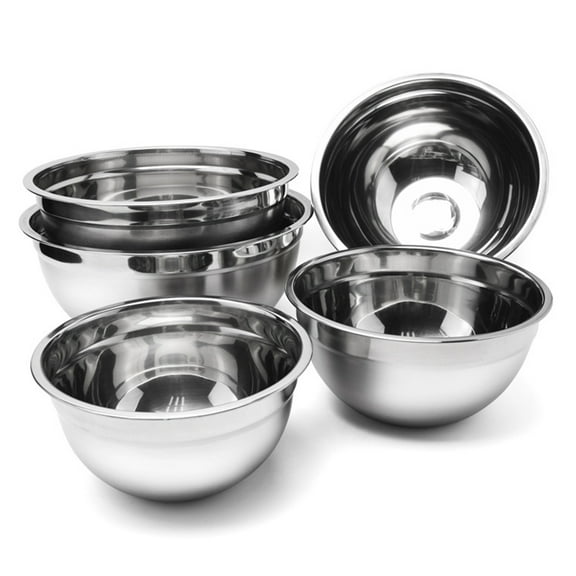 Cheers.US Stainless Steel Mixing Bowl Easy To Clean, Nesting Bowls for Space Saving Storage, Great for Cooking, Baking, Prepping