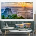 thumbnail image 1 of Bagnoregio au Crépuscule Italie Panorama - Impression sur Toile, 1 of 1