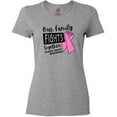 thumbnail image 3 of Inktastic Our Family Fights Together Breast Cancer Awareness Women's T-Shirt, 3 of 5