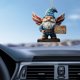 thumbnail image 4 of Colgante de coche plano 2D de la serie Tres Enanitos, decoración interior para coche, 4 of 7