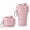 Pink, variant on Radetop Collapsible Silicone Cup 17 oz, Leakproof Foldable Travel Cup with Lid & Carabiner for Camping & Hiking