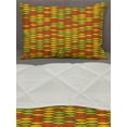 thumbnail image 3 of Colorful Comforter & Sham Bedding Set, Rastafarian Snake Skin Pattern Scale Design in Simplistic Style with Ogee Shapes, 3 pcs Duvet Set Microfiber Filling Quilt, 5 Sizes, Multicolor, by Ambesonne, 3 of 4