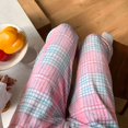 thumbnail image 1 of Pantalones de pijama de franela con dibujos de animales voladores para mujer, pantalones casuales cálidos y gruesos de vellón coral para el hogar para otoño e invierno, 1 of 5