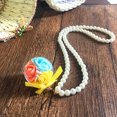 thumbnail image 3 of Bangcool Keychain Pendant Creative Faux Flower DIY Key Ring Pendant with Pearl Chain, 3 of 6