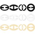 thumbnail image 1 of 12Pack Beige Bra Strap Clip Adjustable Dress Strap H Shape for Everyday Use, 1 of 9