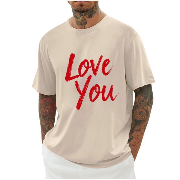 Camisas de Manga Larga para Hombres Imprimir Casual Cuello Redondo Blusa de Manga Corta, Camisas de Lino para Hombres