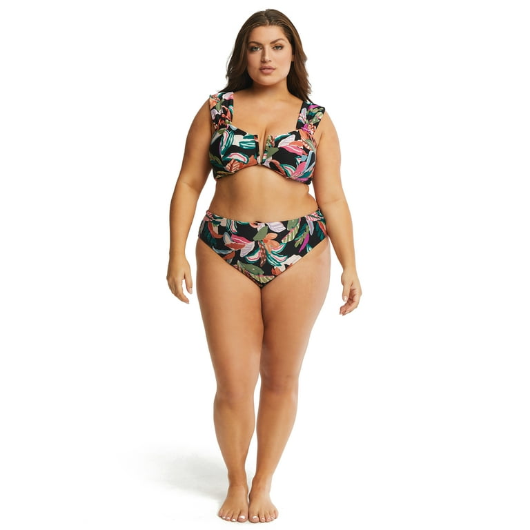 Time and tru plus shop size swimwear