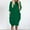 Green, variant on Sakmal Women's Casual Dresses Shift Green Plus Size Midi Dress Long Sleeve Dresses with Pockets