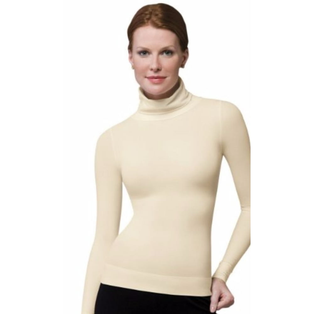 Spanx - SPANX On Top and In Control - Long Sleeve Shaping Turtleneck ...