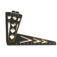 thumbnail image 3 of Riwcyla Wheel Measuring Ruler Remote Control Car Tool Kit Remote Control Car Height Wheel Rim Camber 15 Degrees Hobby Tools for 1/7 1/8 1/10 Remote Control Car, 3 of 6