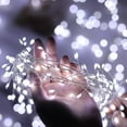 thumbnail image 3 of Zukuco Fairy Lights Plug in, 20 Feet 200 Led Cluster Lights Indoor Outdoor Waterproof Firecracker Starry String Lights for Bedroom Wreath Window Wedding Christmas Tree Decoration, Cool White, 3 of 7